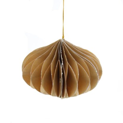 Craft Paper Folding Hanging Onion - Christmas Tree Decoration