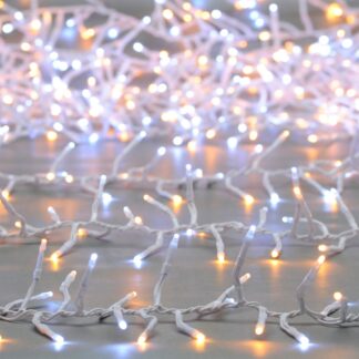 2000 White And Warm White Multifunction Cluster Lights - Christmas Lights