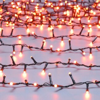 520 Orange Glow-Worm Lights - Christmas Lights
