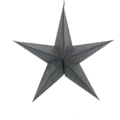 Hanging Dark Green Paper Star - Christmas Tree Decoration
