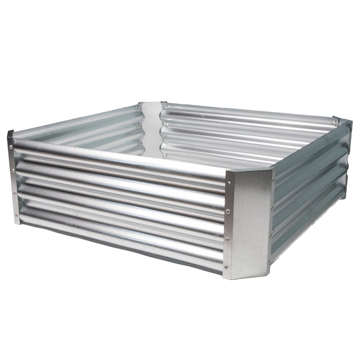 Raised Bed Garden Planter Square (3ft x 3ft) - Galvanised