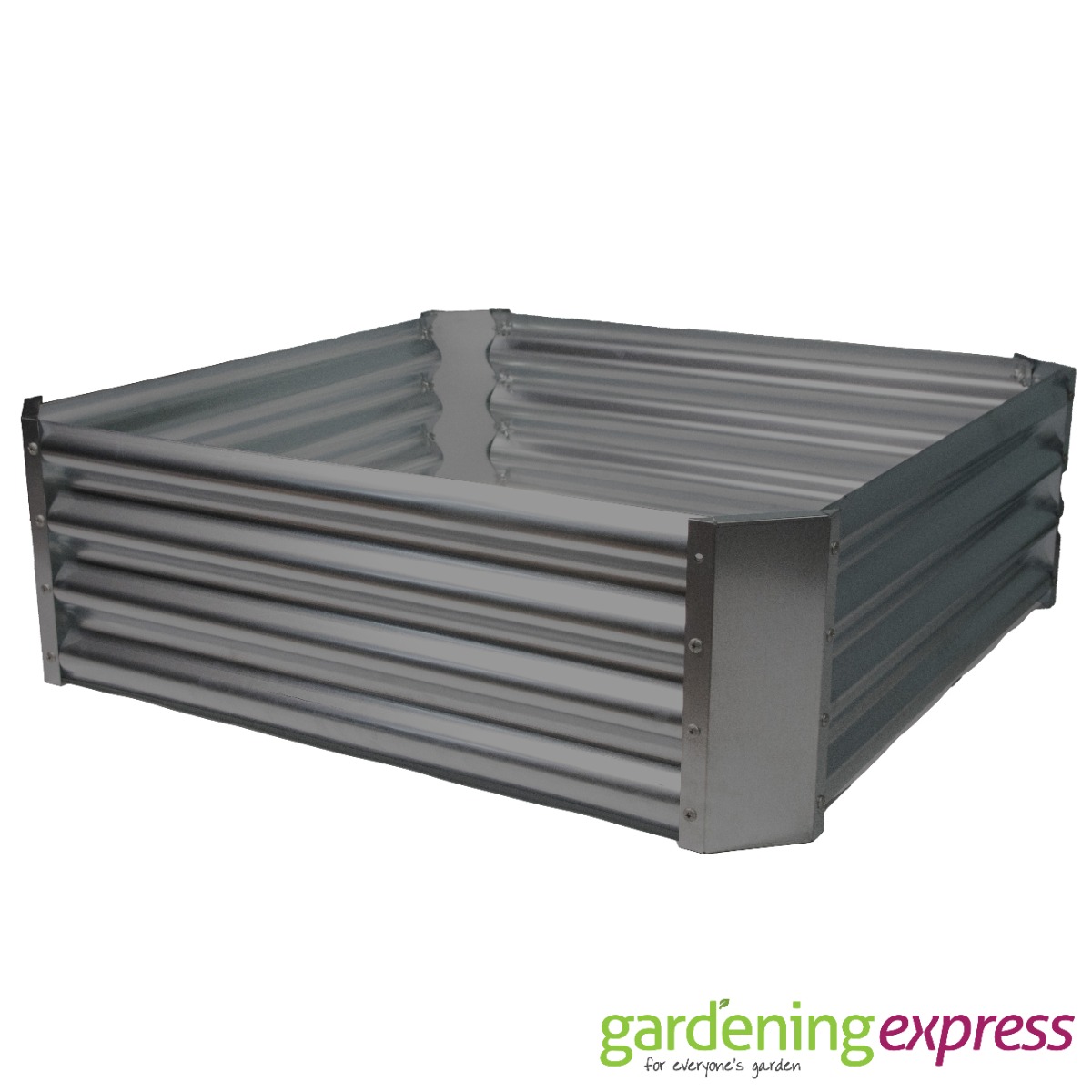 Raised Bed Garden Planter Square (3ft x 3ft) - Grey