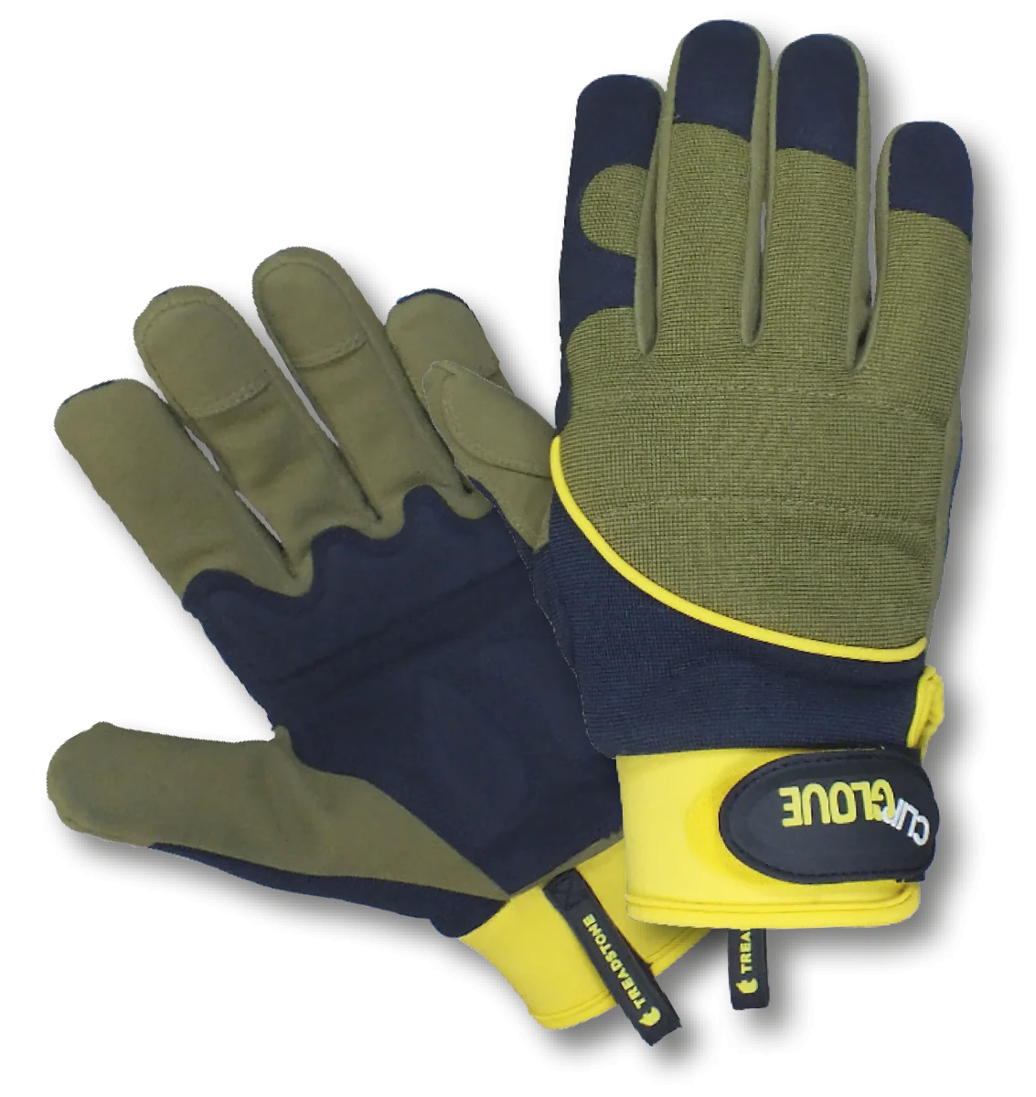 Premium Shock Absorber Gardening Gloves (Mens Large)