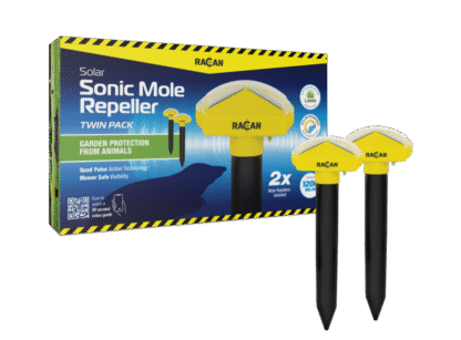 Racan Solar Sonic Mole Repeller Twin Pack