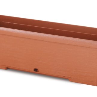 60cm Terracotta Trough With Saucer