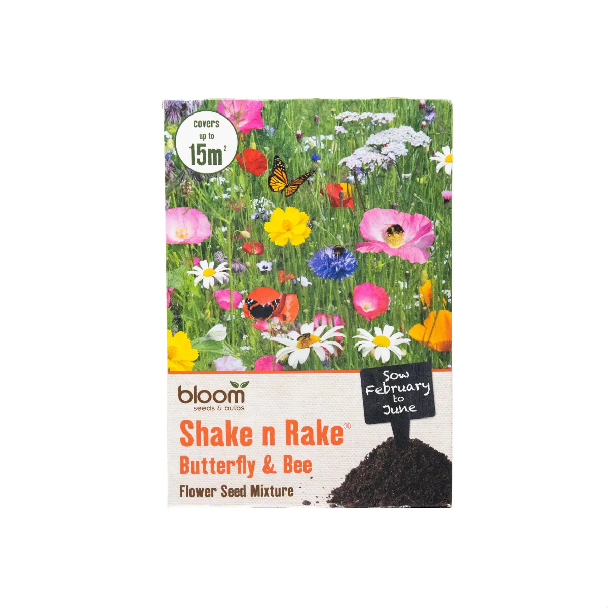 Wildlife Seed Shaker - Shake N Rake Butterfly & Bee - Perfect Gift!