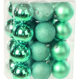 Blue Bauble Selection - Pack of 24 - Christmas Tree Decoration