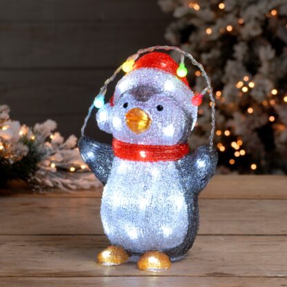 Acrylic Penguin - Christmas Indoor Lighting