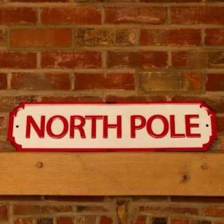 North Pole Sign - Christmas Home Decor