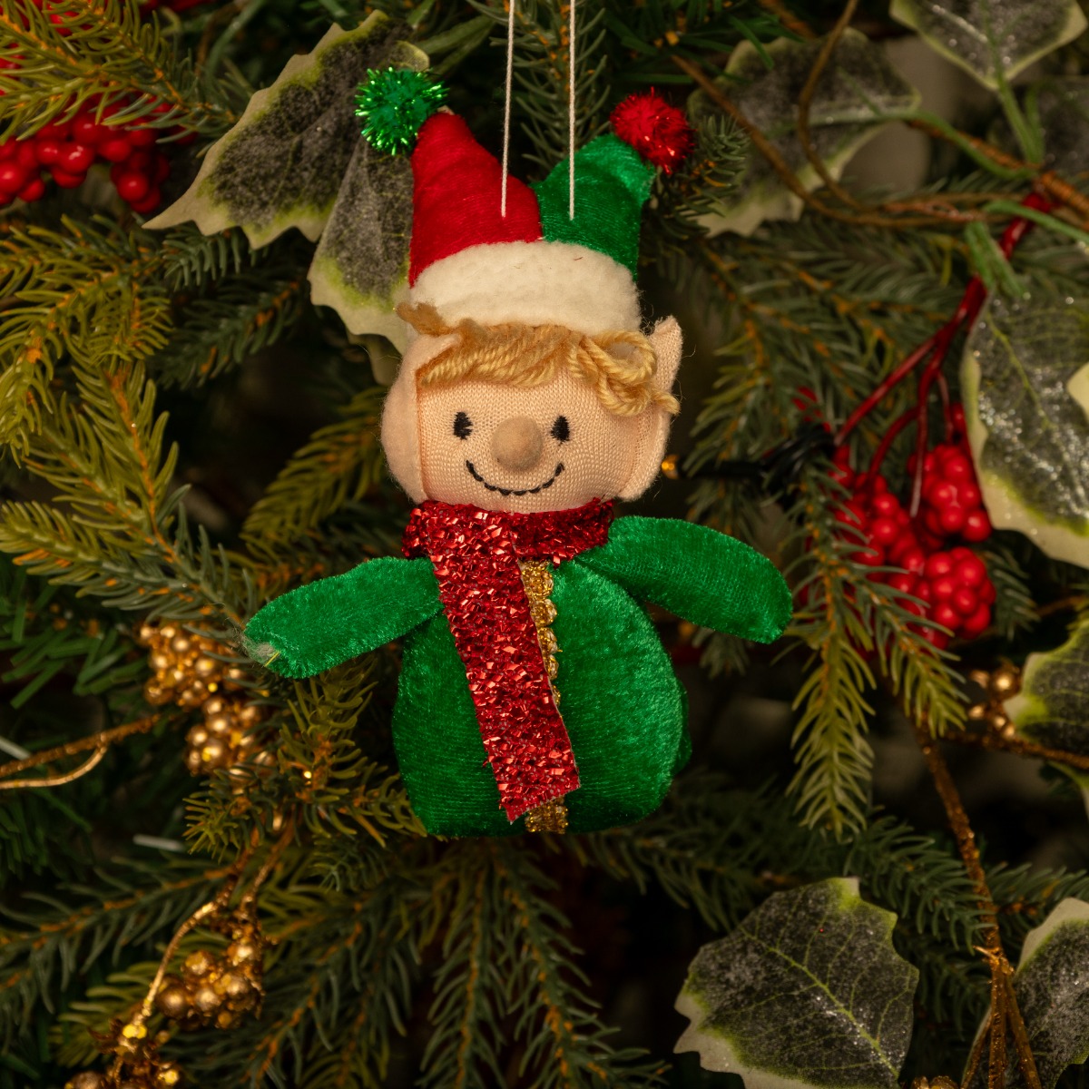 Hanging Elf Decoration- Christmas Tree Decoration