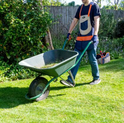 Premium Orange & Navy Short Gardening Apron