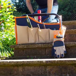 Orange & Navy Rigid Tool Bag