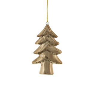 Gold Ceramic Tree - Christmas Tree Decoration