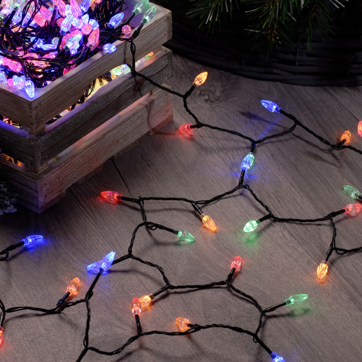 400 Diamond Multicolored Fairy Lights - Christmas Tree Lights