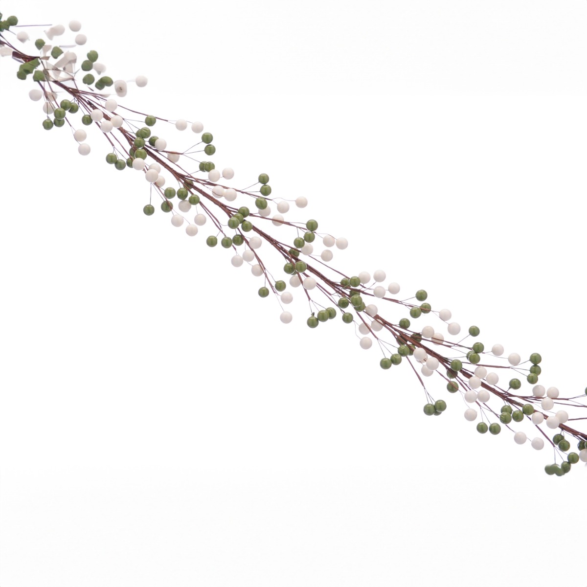 Sage Green And White Berry Garland - Christmas Decoration