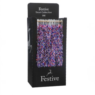 Jubilee Tricolour Tinsel - Christmas Tree Decoration