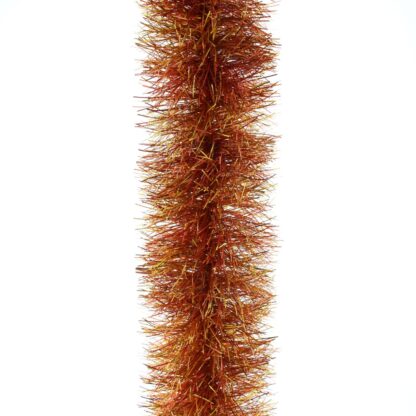 Flame Embossed Tinsel - Christmas Tree Decoration - 2m