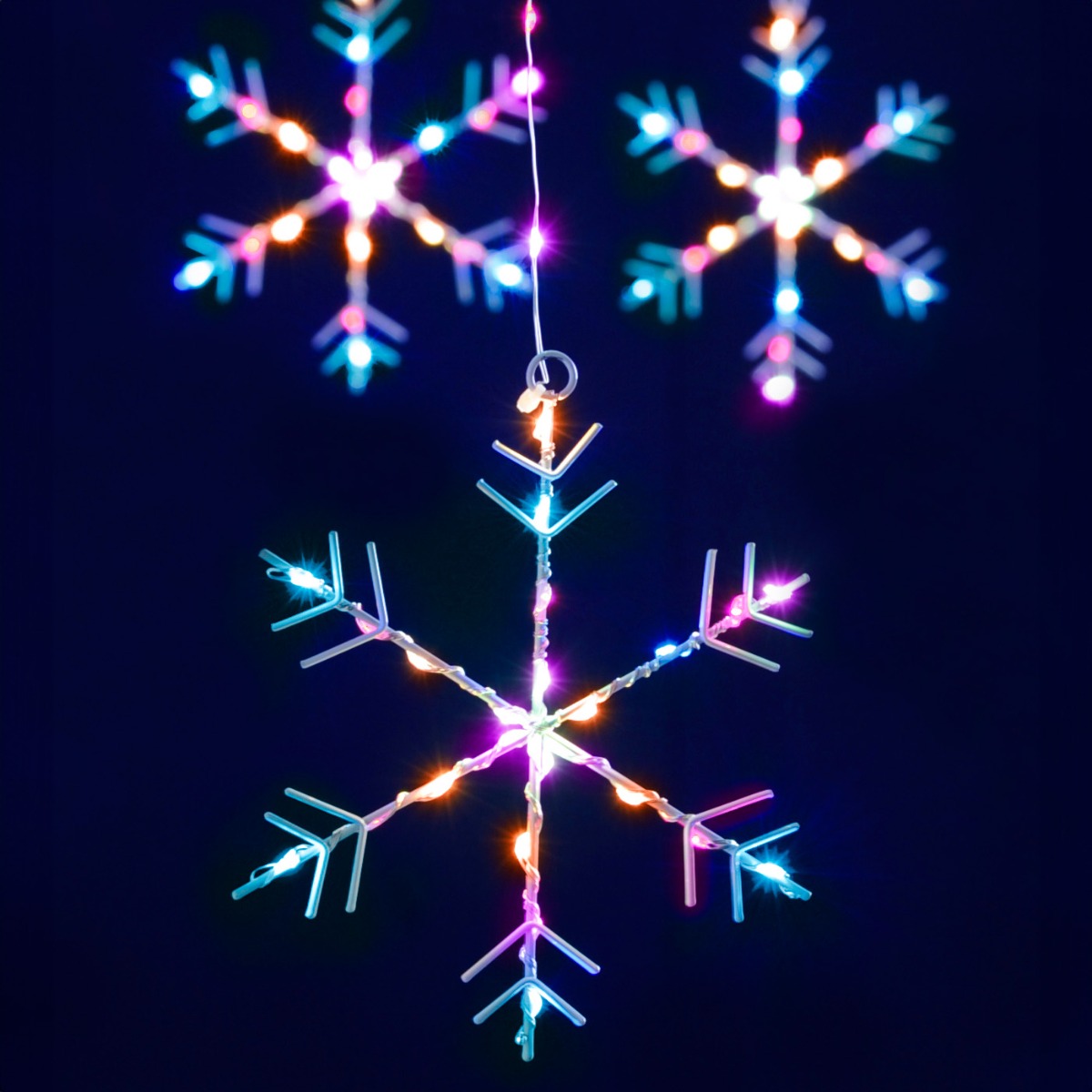 Aurora Snowflake Curtain Light - Christmas Lights