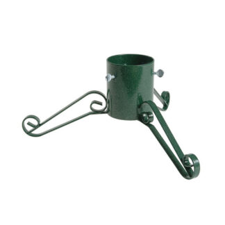 Traditional Christmas Tree Stand in Green - For Trees Up To 8ft Tall