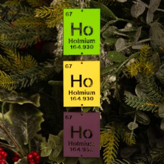 Ho Ho Ho Periodic Droplet - Christmas Tree Decoration