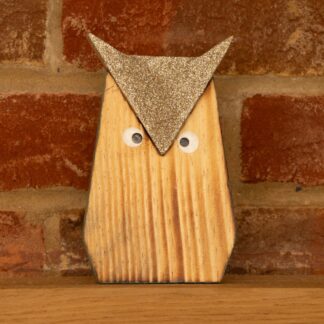 Lasercut Wooden Owl - Christmas Decoration - 15cm