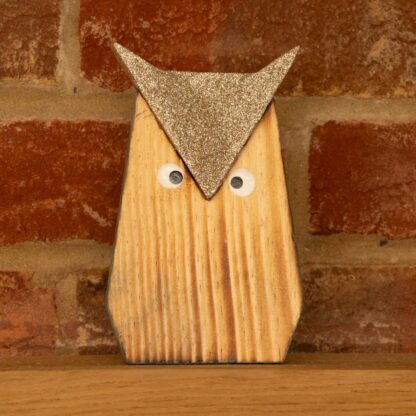 Lasercut Wooden Owl - Christmas Decoration - 15cm