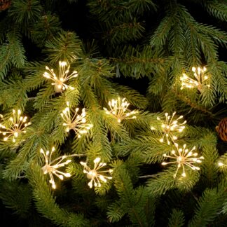 Twinkling Starburst Lights - Warm White - Christmas Tree String Lights