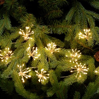 Twinkling Starburst Lights - Warm White - Christmas Tree String Lights