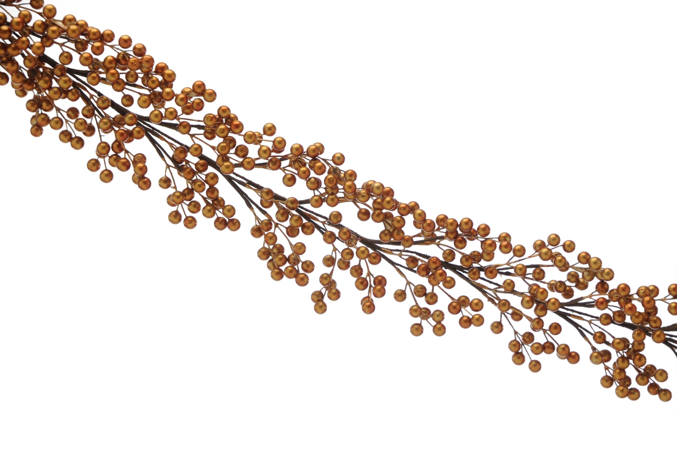 Copper Cluster Berry Garland - Christmas Home Decor