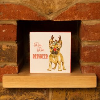 Reindeer Dog Sign - Christmas Decoration