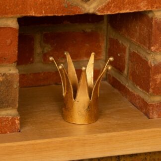 Gold Metal Crown - Christmas Decoration