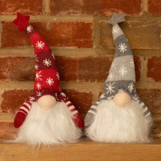 Led Light Snowflake Splat Gonks - Christmas Decoration - Pack of 2