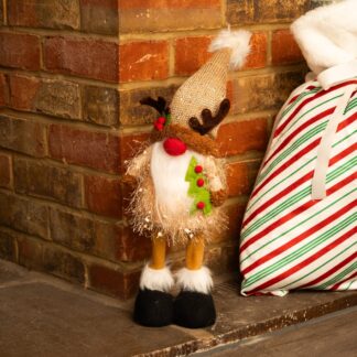 Led Light Standing Reindeer Gonk - Christmas Decoration
