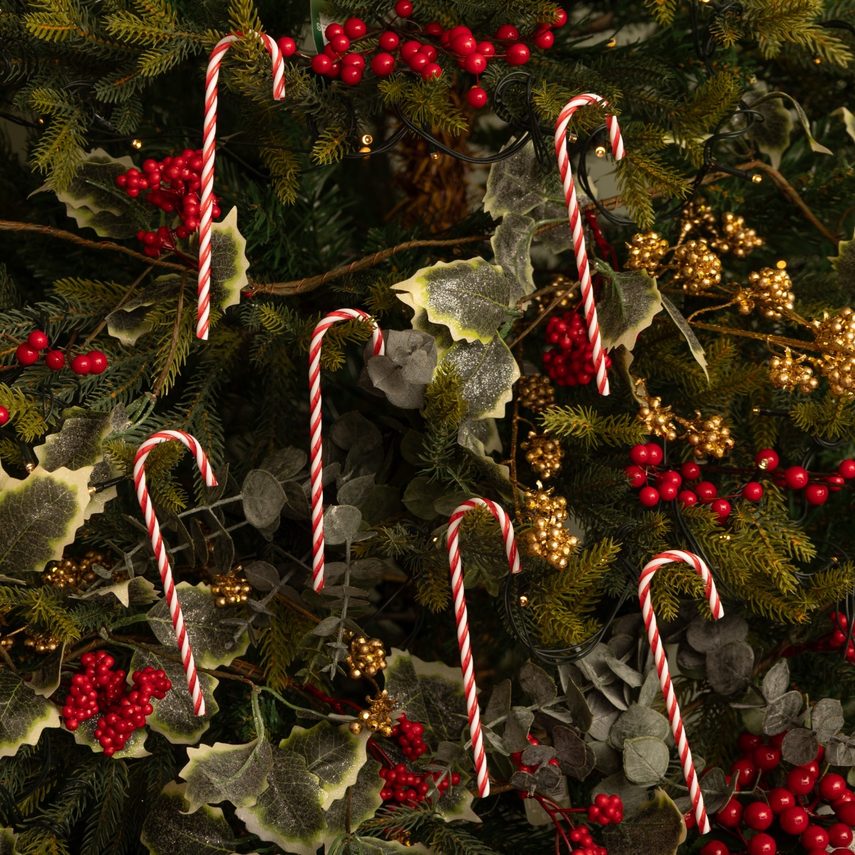 Candy Canes - Pack of Six - Christmas Tree Decoration