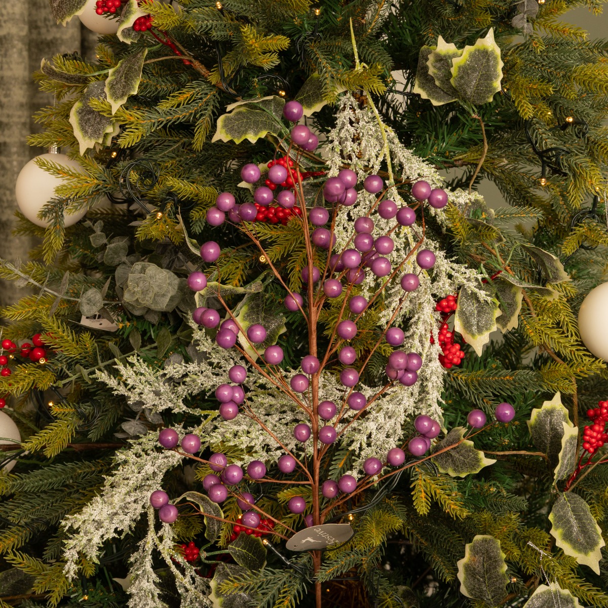 Purple Berry Spray - Christmas Floristry Decoration