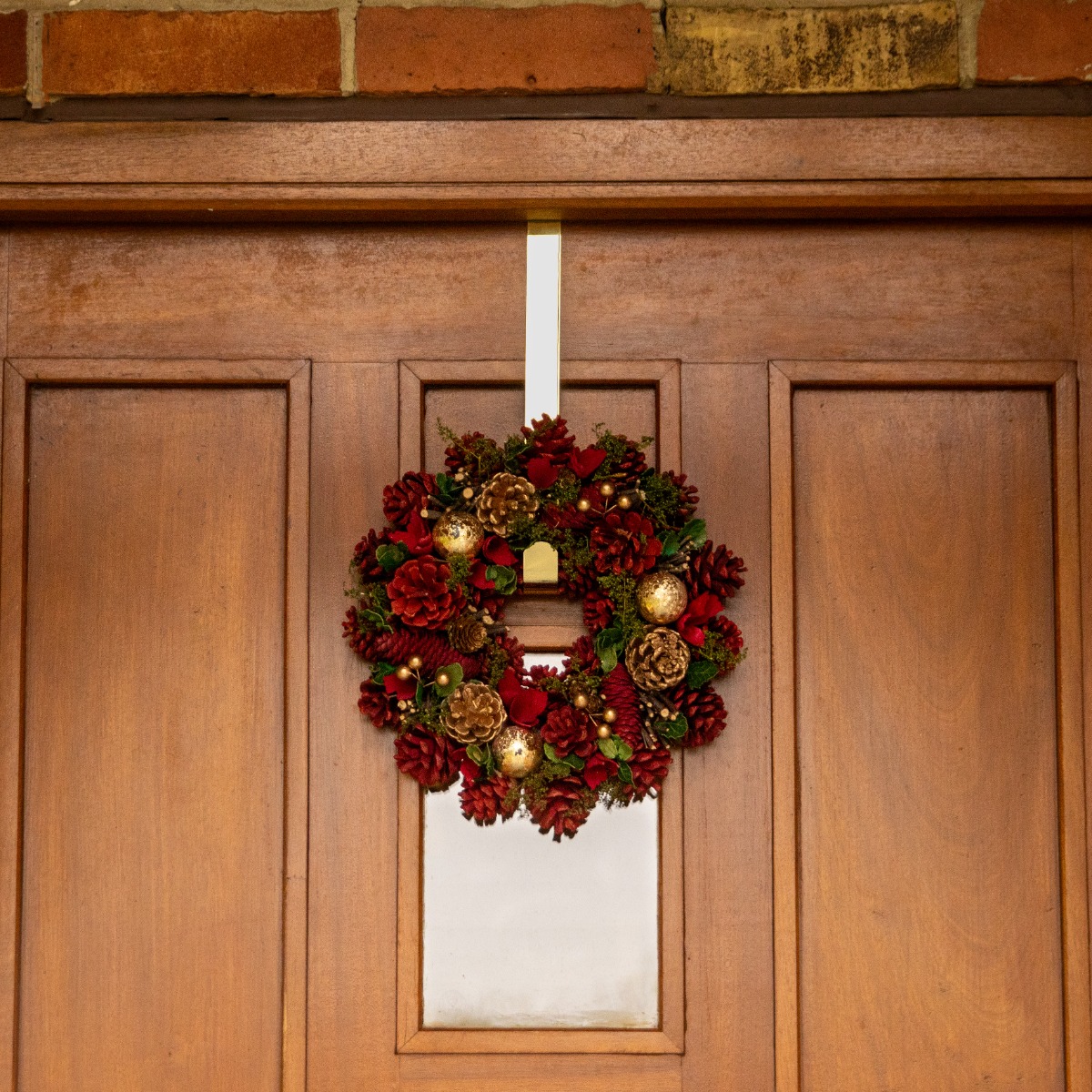 Christmas Wreath With Petals