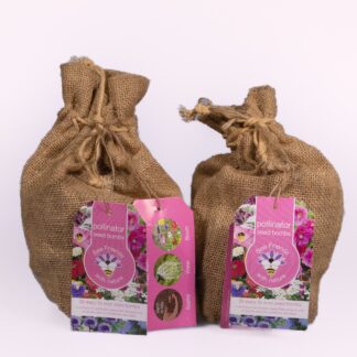 Wildlife Seed Bombs in Jute Bag - Perfect Gift!