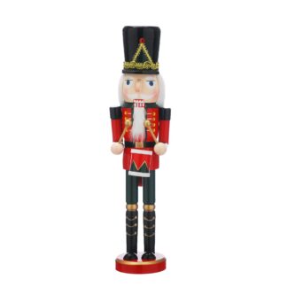 Traditional Drummer Nutcracker - 38cm Tall - Christmas Decoration