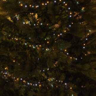 2000 Warm White And White Led Sparkle Lights - Christmas Tree Lights