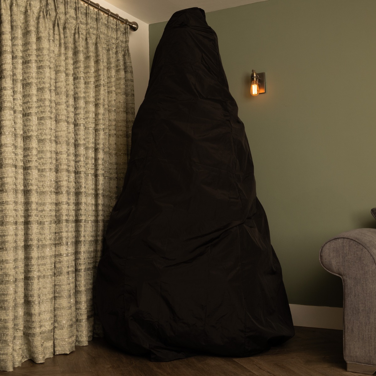 7ft Black Base Tree Cover - Christmas Decoration