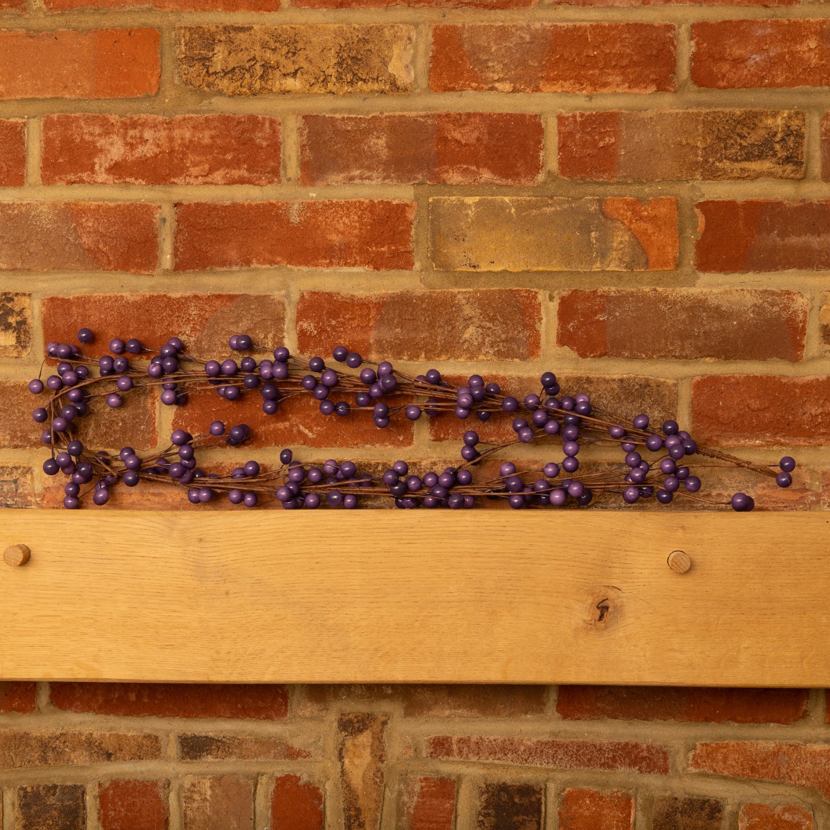 Purple Berry Garland - Christmas Home Decor