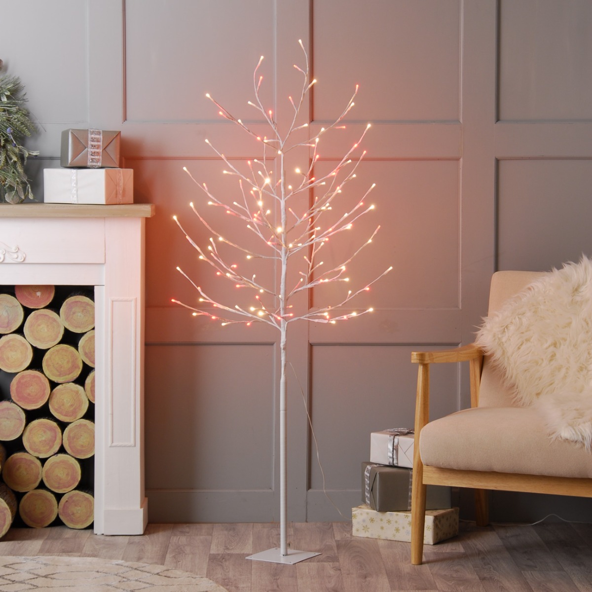 Winter Wishes Firefly Led Tree - 90cm - Christmas Decoration