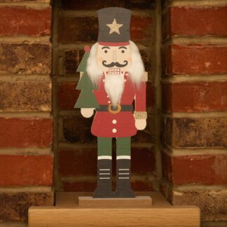 Wooden Red Nutcracker - Christmas Decoration