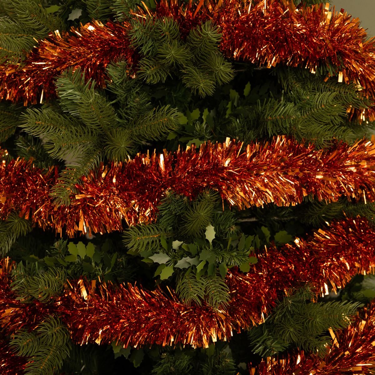 Super Long Copper Tinsel - Christmas Tree Decoration