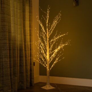Microdot White Tree - Christmas Tree - 1300 Led Warm White - 180cm