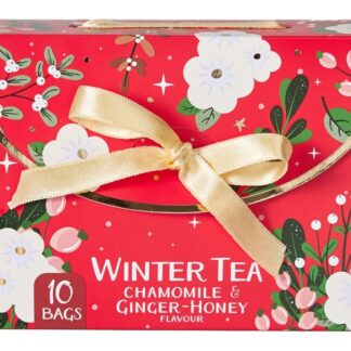 Chamomile & Ginger-Honey Xmas Tea Handbag With 10 Tea Bags