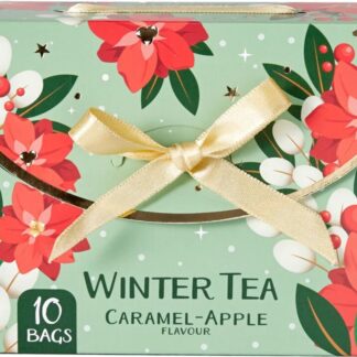 Caramel Apple Xmas Tea Handbag With 10 Tea Bags