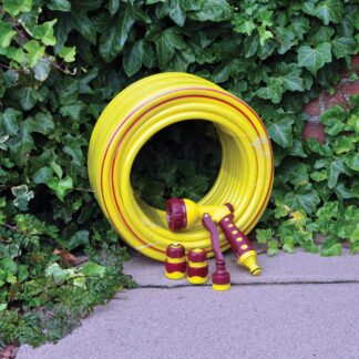 Garden Hose & Spray Gun Set - 30m Length