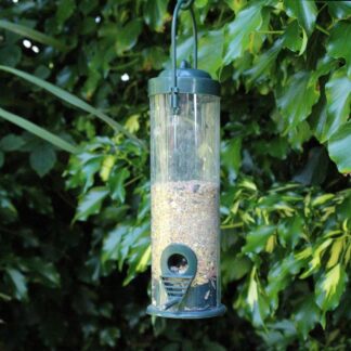 Green Standard Bird Seed Feeder