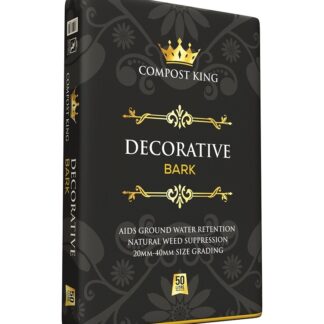 Compost King - Decorative Chipped Bark Mulch - 50 Litre Bag